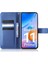 Xiaomi Redmi Için 11 Prime 4g Pu Deri Stand Manyetik Kapanış Cep Telefonu Kapağı Elmas Doku Çizme Mavisi ile Flip Cüzdan Telefon Kapağı (Yurt Dışından) 3