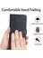 Xiaomi Redmi 10A Için Tam Koruma Iş Stili Pu Deri Koruyucu Kapak Cowhide Doku Hattı Stand Stand Cüzdan Telefon Kılıfı Kayış Mavisi (Yurt Dışından) 4