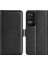 Xiaomi Için Poco F4 5g/redmi K40S 5g Çift Manyetik Toka Telefon Kapağı Dokulu Pu Deri Tpu Kılıfı Cüzdan Stand-Black (Yurt Dışından) 1