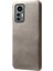 Xiaomi Için 12 Lite 5g Giyim Dayanıklı Buzağı Dokulu Pu Deri Kaplama Sabit Pc Anti-Drop Cep Telefon Kılıfı Kapak Grey (Yurt Dışından) 1