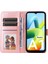 Xiaomi Için Redmi A1 4g/a2 4g Ayçiçeği Baskılı Pu Deri Cüzdan Kılıfı Katlanabilir Stand Tam Vücut Koruma Kapağı El Kayış Pembe (Yurt Dışından) 2