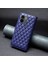 Xiaomi Redmi A1 4g/a2 4g/a1+ 4g/a2+ 4g/poco C50 4g Pu Deri Telefon Kılıfı Baskılı Rhombus Desen Koruyucu Kılıf Manyetik Kapanma Stand Cüzdan Kapak Mavisi (Yurt Dışından) 5
