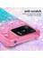 Xiaomi Redmi Için Yb Quicksand 10C Glitter Kasa Gradyan ve Akan Sıvı Yumuşak Tpu Yastık Telefon Kapak Pembe/gök Mavisi (Yurt Dışından) 4