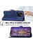 Dierfeng Df-03 Pu Deri Kılıf Xiaomi Redmi 10A, Çizgiler Baskılı Anti-Drop Cüzdan Telefon Stand Kapak-Blue (Yurt Dışından) 4