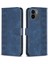 Xiaomi Redmi A1/a1+/a2/a2+/poco C50 Cüzdan Kapağı Stand Baskı Desenli Telefon Deri Kılıf Mavisi (Yurt Dışından) 1