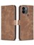 Xiaomi Için Redmi A1/a1+/a2/a2+/poco C50 Cüzdan Kapağı Stand Baskı Desenli Telefon Deri Case-Brown (Yurt Dışından) 1