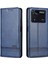 Xiaomi Için Poco M4 Pro 4g Pu Deri Folio Kapak Stand Gizli Manyetik Adsorpsiyon Tam Koruma Cüzdan Flip Case-Blue (Yurt Dışından) 1