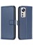 Xiaomi Için Deri Telefon Kapağı 12 Lite 5g Anti-Drop Cüzdan Standı Case-Mavi (Yurt Dışından) 1