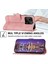 Dierfeng Df-03 Xiaomi Redmi 10A Için Pu Deri Kılıf, Çizgiler Baskılı Dalgalı Anti-Cüzdan Telefon Stand Kapak Pembe (Yurt Dışından) 4