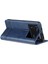 Xiaomi Için Poco M4 Pro 4g Pu Deri Folio Kapak Stand Gizli Manyetik Adsorpsiyon Tam Koruma Cüzdan Flip Case-Blue (Yurt Dışından) 4
