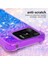 Xiaomi Redmi Için Yb Quicksand 10C Glitter Kasa Gradyan ve Akan Sıvı Yumuşak Tpu Yastık Telefon Kapak-Mor/mavi (Yurt Dışından) 4