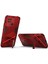 Xiaomi Redmi Için 10C Kickstand Telefon Kasası Sert Pc Yumuşak Tpu Sert Çift Katman Koruması Telefon Kapak-Kırmızı (Yurt Dışından) 2