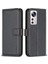 Xiaomi Için Deri Telefon Kapağı 12 Lite 5g Anti-Drop Cüzdan Standı Case-Black (Yurt Dışından) 1