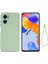 Xiaomi Için Redmi 10 5g/redmi 10 Prime+ 5g/redmi Not 11E 5g Sıvı Silikon Kılıf Yumuşak Mikrofiber Astar Strap-Yeşil ile Anti-Dizli Koruyucu Kabuk (Yurt Dışından) 1