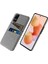 Xiaomi Civi 1s Için Kumaş+Pc Sert Telefon Kılıfı, Kumaş Doku Çift Kart Yuvaları Damla Geçirmez Kapak Işığı Gri (Yurt Dışından) 1