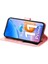 Xiaomi Redmi Için 11 Prime 4g Çiçek Baskı Pu Deri Kılıf Manyetik Toka Stand Cüzdan Şok Geçirmez Telefon Kapağı Strap-Rose Altın (Yurt Dışından) 3