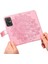 Xiaomi Redmi Için 11 Prime 4g Çiçek Baskı Pu Deri Kılıf Manyetik Toka Stand Cüzdan Şok Geçirmez Telefon Kapağı Strap-Rose Altın (Yurt Dışından) 5