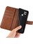 Xiaomi Için Poco C40 4g Pu Deri Telefon Kılıf Buzağı Doku Standı Cüzdan Manyetik Flip Telefon Kapak Işık Kahverengi (Yurt Dışından) 5