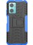 Xiaomi Redmi Için Not 11E 5g/10 5g/10 Prime+ 5g Lastik Doku Şok-Absorpsiyon Kapağı Kickstand Combo Pc+ Tpu Çift Katman Tasarım Koruyucu Telefon Kılıf Mavisi (Yurt Dışından) 2