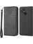 Xiaomi Için Poco C40 4g Baskılı Rhombus Desen Buzağı Doku Telefon Kılıfı Pu Deri Deri Cüzdan Stand Manyetik Kapanma Folio Flip Cover-Black (Yurt Dışından) 1