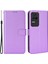 Xiaomi Için Poco F4 5g/redmi K40S 5g Pu Deri Manyetik Tüy Toka Cüzdan Kılıfı Elmas Doku Stand Koruyucu Kapak Strap-Purple (Yurt Dışından) 1