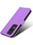 Xiaomi Için Poco F4 5g/redmi K40S 5g Pu Deri Manyetik Tüy Toka Cüzdan Kılıfı Elmas Doku Stand Koruyucu Kapak Strap-Purple (Yurt Dışından) 5