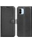 Xiaomi Redmi A1 4g/a2 4g Litchi Doku Pu Deri Telefon Tam Koruma Korusu Katlama Stand Cüzdan Flip Cover-Black (Yurt Dışından) 1
