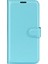 Xiaomi Redmi A1 4g/a2 4g Litchi Doku Pu Deri Telefon Tam Koruma Korusu Katlama Stand Cüzdan Flip Kapak-Mavi (Yurt Dışından) 5