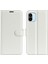 Xiaomi Için Redmi A1 4g/a2 4g Litchi Doku Pu Deri Telefon Tam Koruma Korusu Katlama Stand Cüzdan Flip Kapak-Beyaz (Yurt Dışından) 1