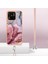 Xiaomi Redmi 10C 4g Mermer Desen Ince Kılıf Elektraplatma 2.0mm Tpu Telefon Kapağı Lanyard-Rose Altın (Yurt Dışından) 3