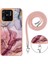 Xiaomi Redmi 10C 4g Mermer Desen Ince Kılıf Elektraplatma 2.0mm Tpu Telefon Kapağı Lanyard-Rose Altın (Yurt Dışından) 4