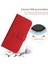 Xiaomi Için Poco C40 4g HT04 Baskılı Ayçiçeği Pu Deri Flip Kılıf Cüzdan Stili Cilt Dokunma Şok Geçirmez Folio Stand Kapağı Bilek Kayış-Kırmızı (Yurt Dışından) 5
