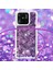 Xiaomi Redmi Için Yb Quicksand 10C Sıvı Glitter Kasa Quicksands Şelale Akan Işıltı Hareketli Hareketli Tpu Koruyucu Kapak, Kordonlu Mor/kalplerle (Yurt Dışından) 4