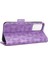 Xiaomi Redmi Için 11 Prime 4g Baskılı Üçgen Desen Pu Deri Stand Kılıfı Tam Koruma Telefon Cüzdan El Strap-Murple ile (Yurt Dışından) 5