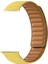 Casestreet Apple Watch Se 2 2023 44MM Kordon Deri Mıknatıslı Gizli Mıknatıslı Krd 34 Sarı 1