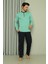 Erkek Pijama Takımı Uzun Kol Süprem Cep Parçalı Pamuklu Mevsimlik M58142264 3