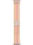 Casestreet Apple Watch 4 5 38MM Kordon Hasır Strap Kayış KRD91 Pembe 1