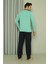 Erkek Pijama Takımı Uzun Kol Süprem Cep Parçalı Pamuklu Mevsimlik M58142264 1