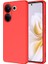 Tecno Camon 20 Pro 4g Kılıf Mara Lansman Silikon Mat Soft Kamera Korumalı Kırmızı 1