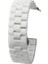 Casestreet Apple Watch 9 41MM Kordon Parlak Seramik Kaplama Metal Zr Beyaz 1