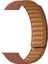 Apple Watch Se 2 2023 44MM Kordon Deri Mıknatıslı Gizli Mıknatıslı Krd 34 Kahverengi Koyu 1