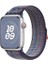 Apple Watch 4 5 42MM Kordon Hasır Strap Kayış KRD91 Mavi 2