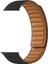 Apple Watch Se 2 2023 44MM Kordon Deri Mıknatıslı Gizli Mıknatıslı Krd 34 Siyah 1