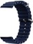 Apple Watch Se 2 2023 44MM Kordon Yeni Dizayn Silikon HS05 Lacivert 1