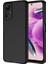 Xiaomi Redmi Note 12S Kılıf Mara Lansman Silikon Mat Soft Kamera Korumalı Siyah 1