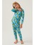 Turkuaz Kız Çocuk Pijama Takımı 3