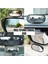 Araba Dikiz Aynası 360 ° Dönebilen Kör Nokta Aynası Stick-On Dikiz Aynası Geniş Açı Bebek Görüş Aynası Araba Kamyon Suv Için (Yurt Dışından) 3