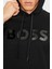 Ayna Efektli Logolu Kapüşonlu Pamuklu Relaxed Fit Sweat Erkek Sweat 50501222 001 4