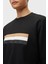 Şeritli Organik Pamuklu Bisiklet Yaka Relaxed Fit Sweat Erkek Sweat 50501498 001 2