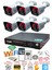 6 Kameralı 5mp Lensli 1080P 2mp Görüntü 6 Atom Gece Görüşlü FullHd Güvenlik Kamerası 5525A 500GB 1